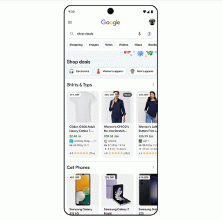 Google search deals experience