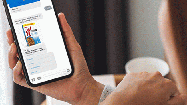 walmart text to shop 