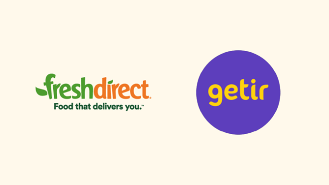 FreshDirect and Getir logos